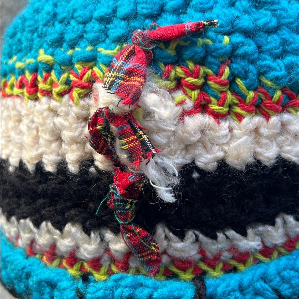 Hand Crafted Crocheted Beanie Cap Hat - Picture 5 of 7